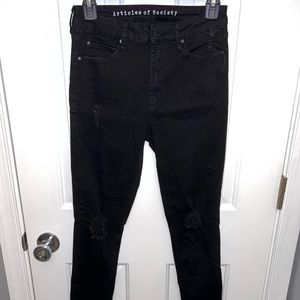 Articles of society black skinny jeans